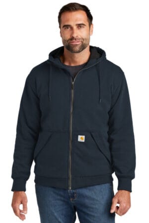NEW NAVY CT104078 carhartt midweight thermal-lined full-zip sweatshirt