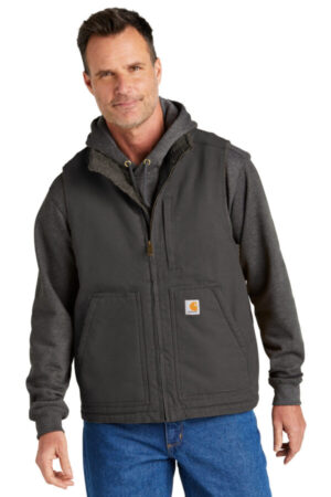 GRAVEL CT104277 carhartt sherpa-lined mock neck vest