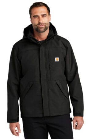 BLACK CT104670 carhartt storm defender shoreline jacket