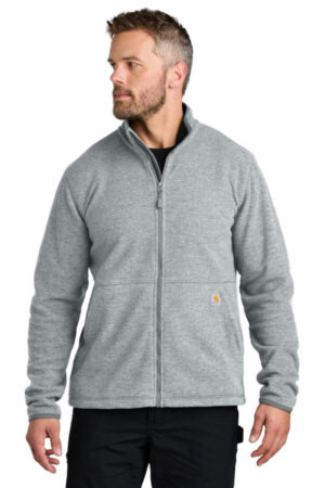 CT106416 carhartt textured full-zip fleece jacket