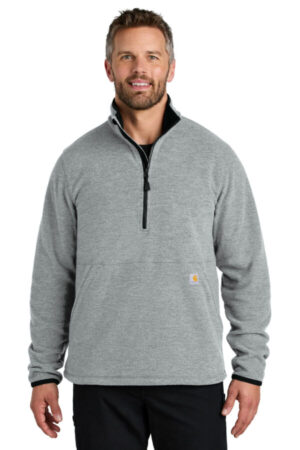 CT106417 carhartt textured 1/2-zip fleece jacket