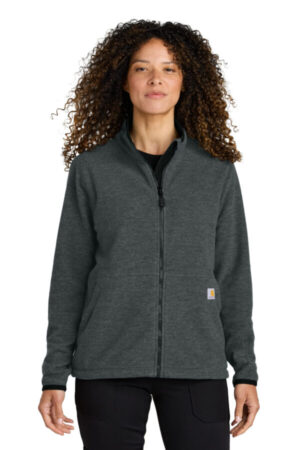 CT106419 carhartt women's textured full-zip fleece jacket