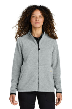 CT106419 carhartt women's textured full-zip fleece jacket