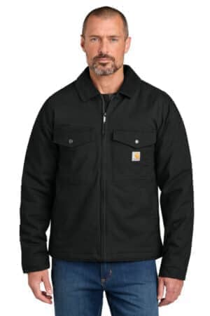 BLACK BLACK CT106432 carhartt montana rugged flex duck jacket