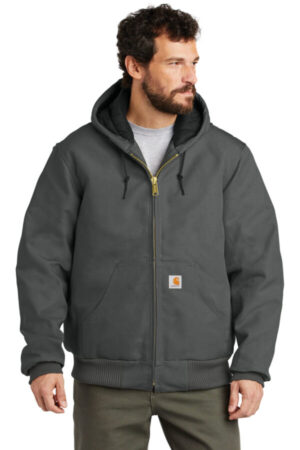 GRAVEL CT106677 carhartt quilted-flanne-lined duck active jac