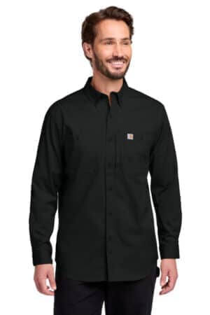 BLACK CT106689 carhartt rugged professional series long sleeve shirt