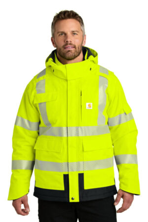 CT106694 carhartt ansi 107 class 3 waterproof heavyweight insulated jacket