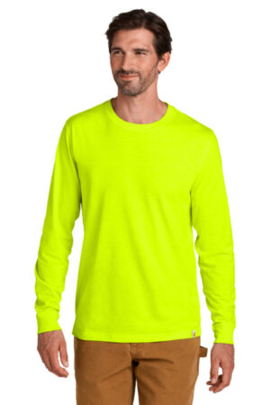BRITE LIME CT106921 carhartt long sleeve t-shirt
