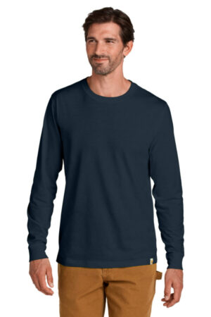 NAVY CT106921 carhartt long sleeve t-shirt