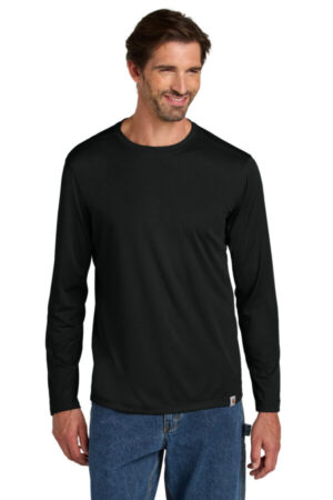 BLACK CT106972 carhartt force sun defender long sleeve t-shirt