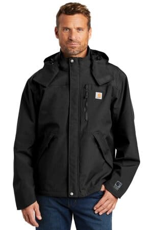 BLACK CTJ162 carhartt shoreline jacket