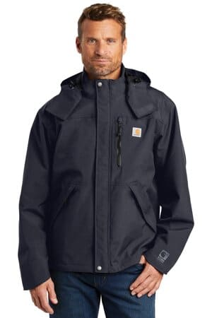 NAVY CTJ162 carhartt shoreline jacket