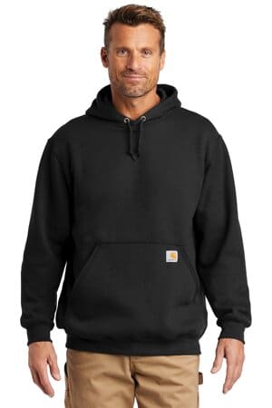 BLACK CTK121 carhartt midweight hooded sweatshirt