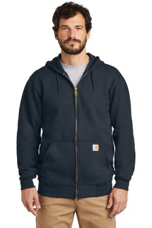 NEW NAVY CTK122 carhartt midweight hooded zip-front sweatshirt
