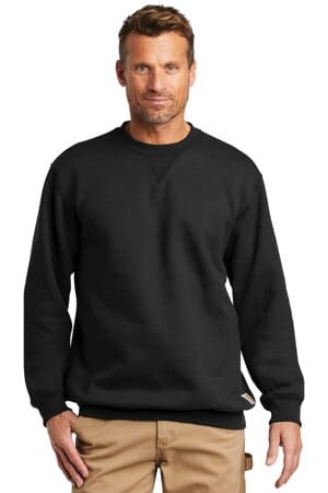 BLACK CTK124 carhartt midweight crewneck sweatshirt