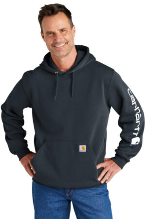 NEW NAVY CTK288 carhartt midweight hooded logo sweatshirt
