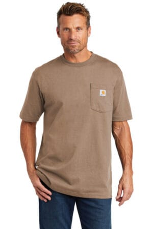 DESERT CTTK87 carhartt tall workwear pocket short sleeve t-shirt