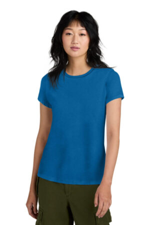 BRIGHT BLUE DM104L district women's perfect weight tee