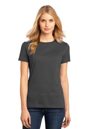 CHARCOAL DM104L district women's perfect weight tee