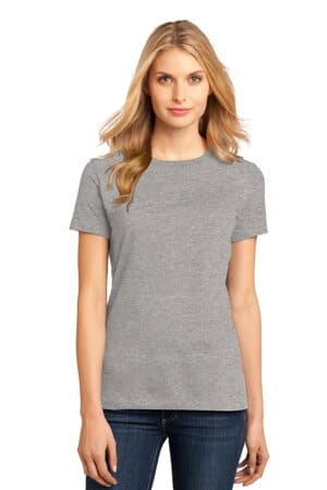 HEATHERED STEEL DM104L district women's perfect weight tee