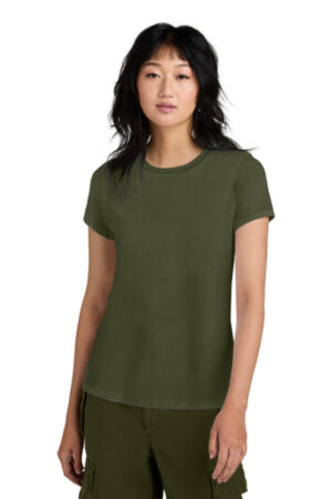 MILITARY GREEN DM104L district women's perfect weight tee