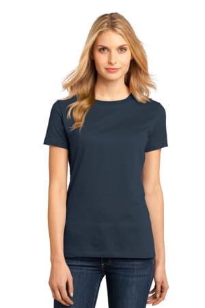 NEW NAVY DM104L district women's perfect weight tee
