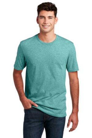 HEATHERED EUCALYPTUS BLUE DM108 district perfect blend cvc tee