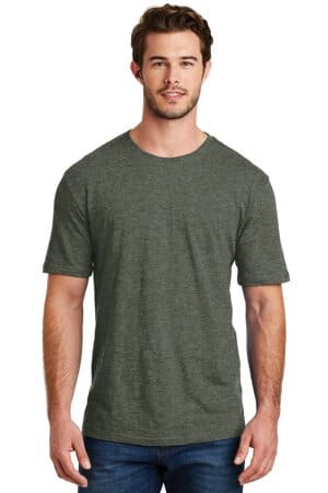 HEATHERED OLIVE DM108 district perfect blend tee