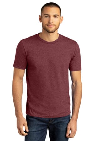 MAROON FROST DM130DTG district perfect tri dtg tee