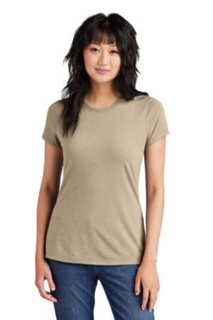 DESERT TAN HEATHER DM130L district women's perfect tri tee