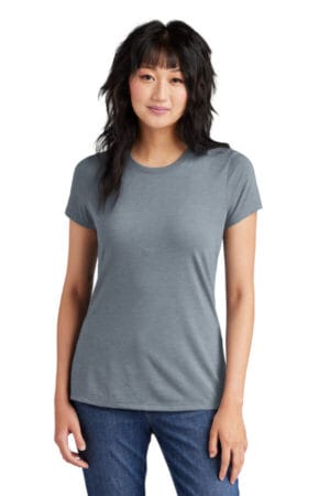 FLINT BLUE HEATHER DM130L district women's perfect tri tee