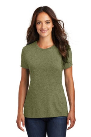 MILITARY GREEN FROST DM130L district women's perfect tri tee
