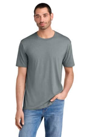 HEATHERED GREY DM130 district perfect tri tee