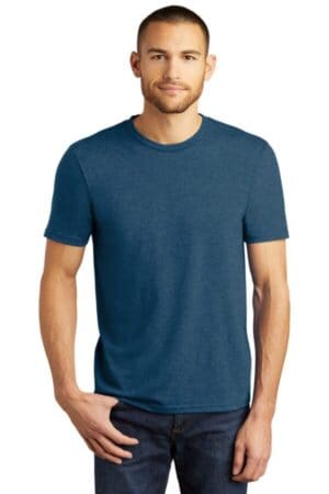 HEATHERED NEPTUNE BLUE DM130 district perfect tri tee