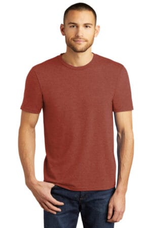 HEATHERED RUSSET DM130 district perfect tri tee