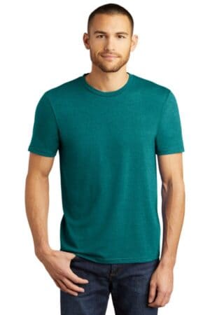 HEATHERED TEAL DM130 district perfect tri tee