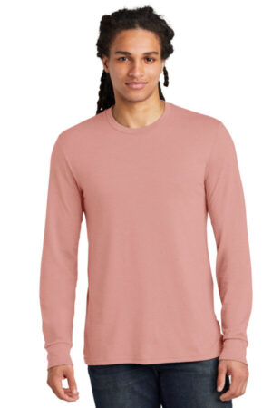 BLUSH FROST DM132 district perfect tri long sleeve tee 