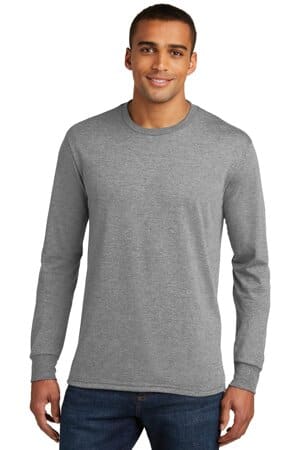 GREY FROST DM132 district perfect tri long sleeve tee 