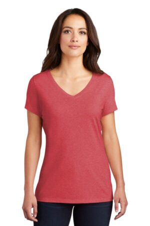 RED FROST DM1350L district women's perfect tri v-neck tee