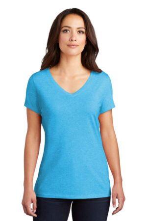 TURQUOISE FROST DM1350L district women's perfect tri v-neck tee