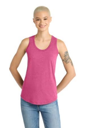 FUCHSIA FROST DM138L district women's perfect tri racerback tank