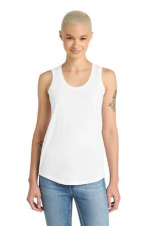 WHITE DM138L district women's perfect tri racerback tank