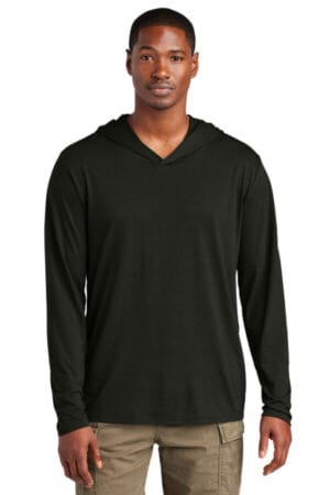 BLACK DM139 district perfect tri long sleeve hoodie