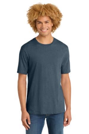 HEATHERED NAVY HEATHERED NAVY DT104 district perfect weight tee