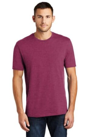 HEATHERED LOGANBERRY DT104 district perfect weight tee