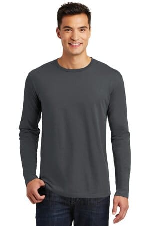 CHARCOAL DT105 district perfect weight long sleeve tee