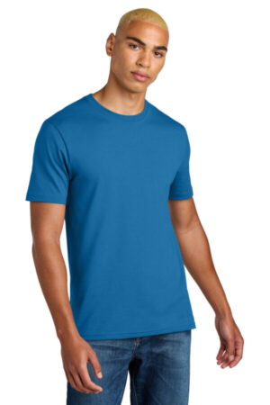 BRIGHT BLUE DT106 district perfect weight icon tee