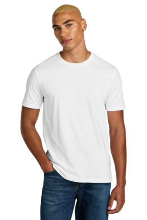 BRIGHT WHITE DT106 district perfect weight icon tee