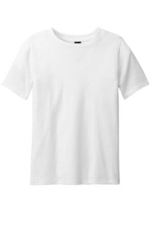 WHITE DT108Y district youth perfect blend cvc tee