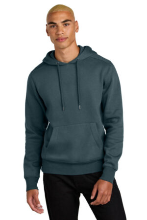 DEEP STEEL BLUE DT1101 district perfect weight fleece hoodie